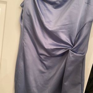 TOPSHOP STEEL BLUE MINI DRESS